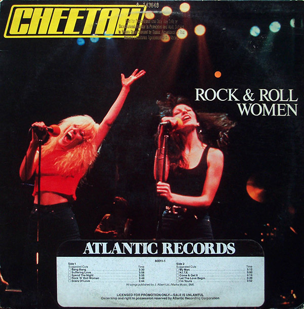 CHEETAH – Rock & Roll Women(1981, Atlantic)