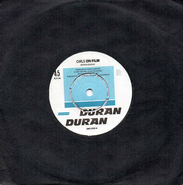 DURAN DURAN – Girl On Film(1981, EMI)