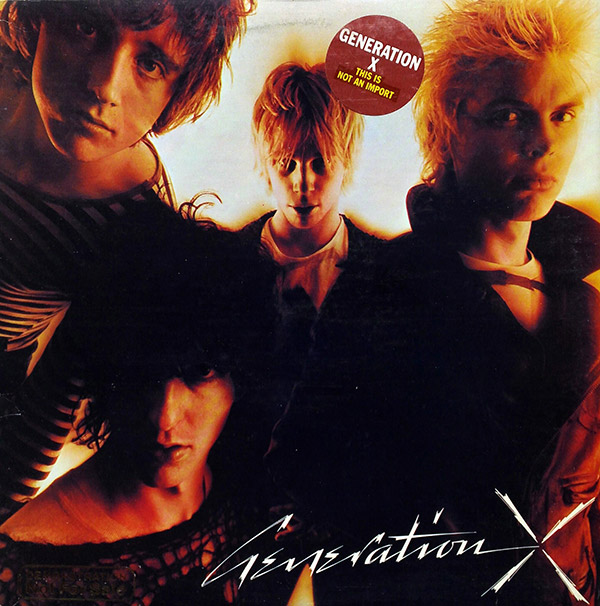 GENERATION X – S/T(1978, Chrysalis)