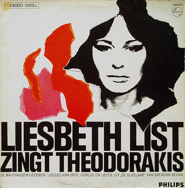 LIESBETH LIST – Liesbeth Zingst Theodorakis(1969, Phillips)