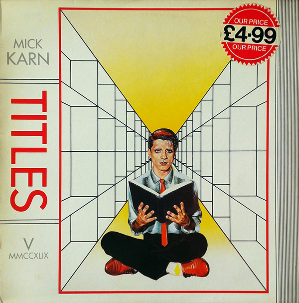 MICK KARN – Titles(1982, Virgin)