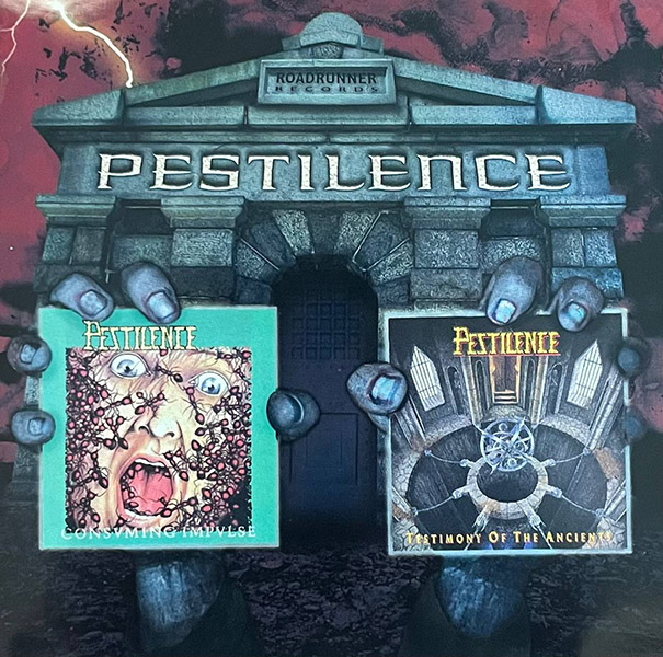 PESTILENCE – Consuming Impulse / Testimony Of The Ancients(2003, Roadrunner Records)