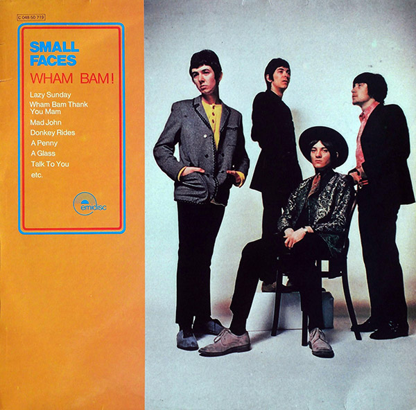 THE SMALL FACES – Wham Bam!(1968, Emidisc)