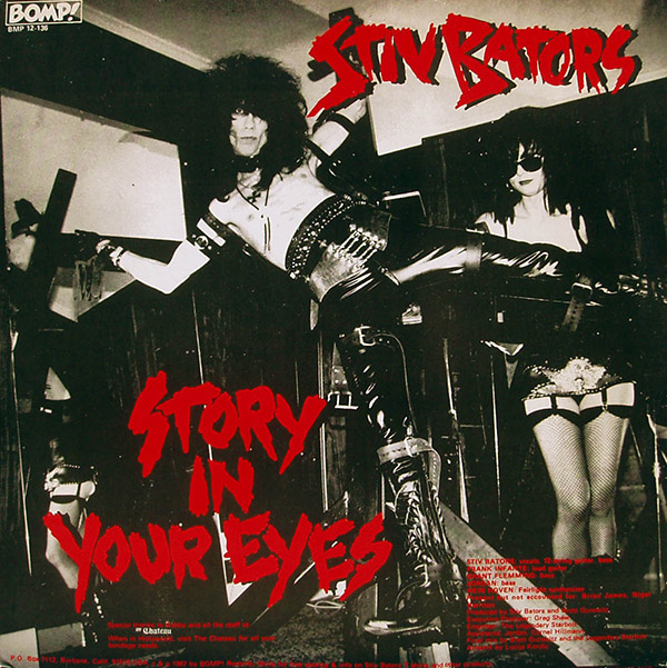 STIV BATORS – Story In Your Eyes(1987, Bomp)