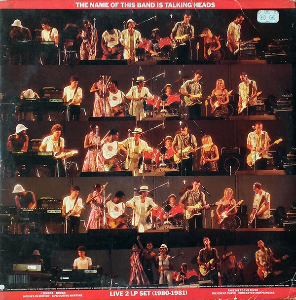 TALKING HEADS – The Name Of This Band Is Talking Heads(1982, Sire)