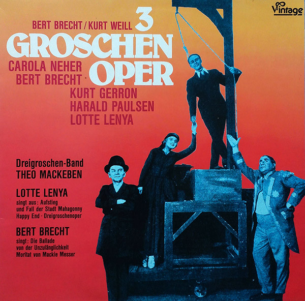 BERTOLT BRECHT/KURT WEILL – 3 Groschen Oper(1974, Vintage)